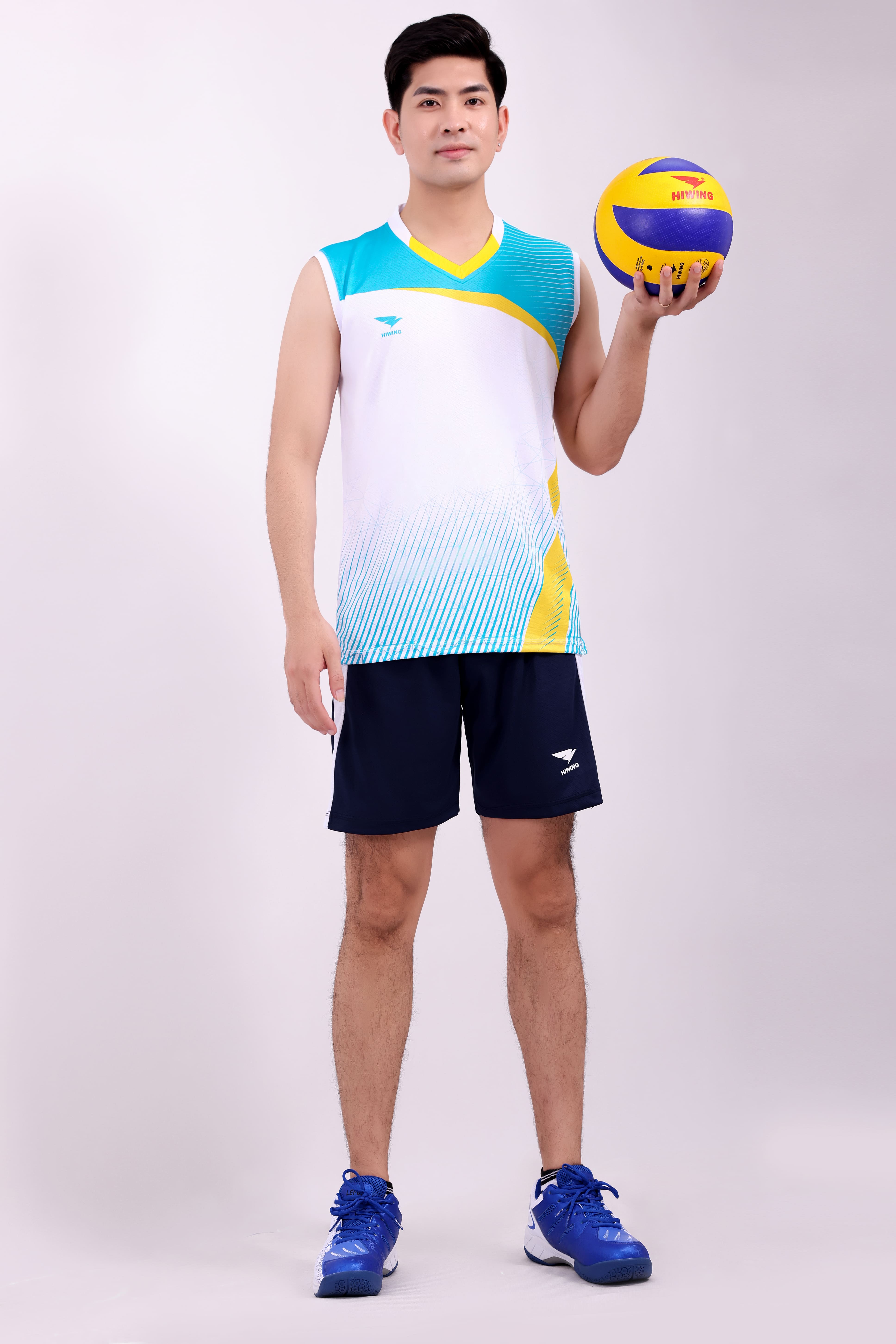 Áo bóng chuyền Nam Hiwing H11 chính hãng - Màu Trắng